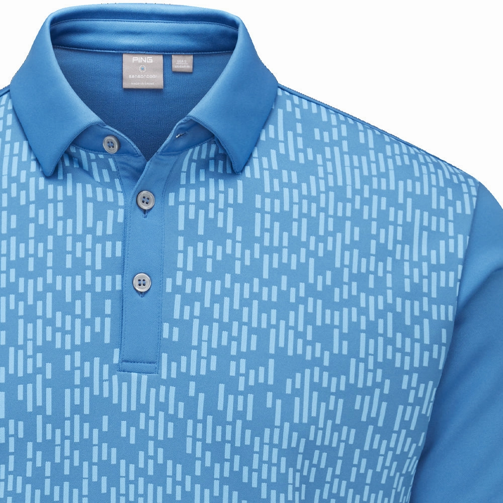 Soft and breathable Vintage Look Ping Ratio SensorCool Polo Shirt - Danube
