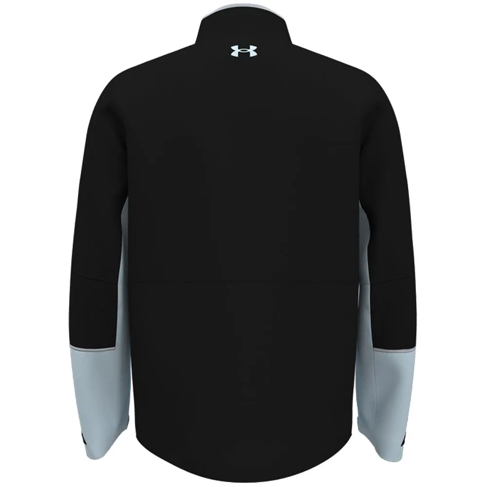 Under Armour Drive Pro Stretch Waterproof Rain Jacket - Black Reflective Trim