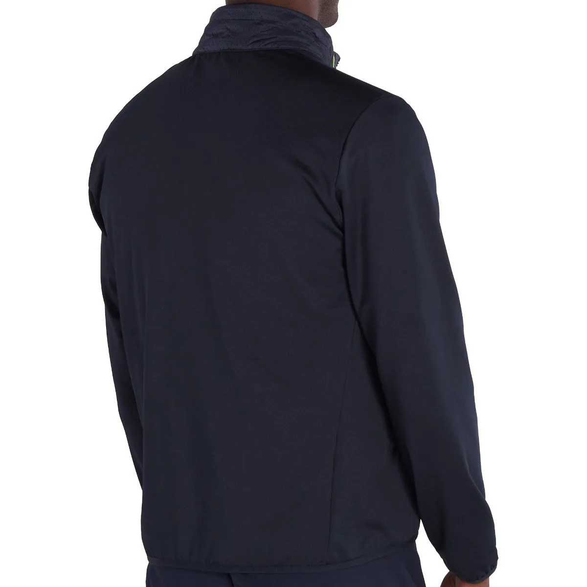 PFC Free Waterproofing Weather Adaptive Ventilation Calvin Klein 17 Mile Drive Hybrid Jacket - Navy