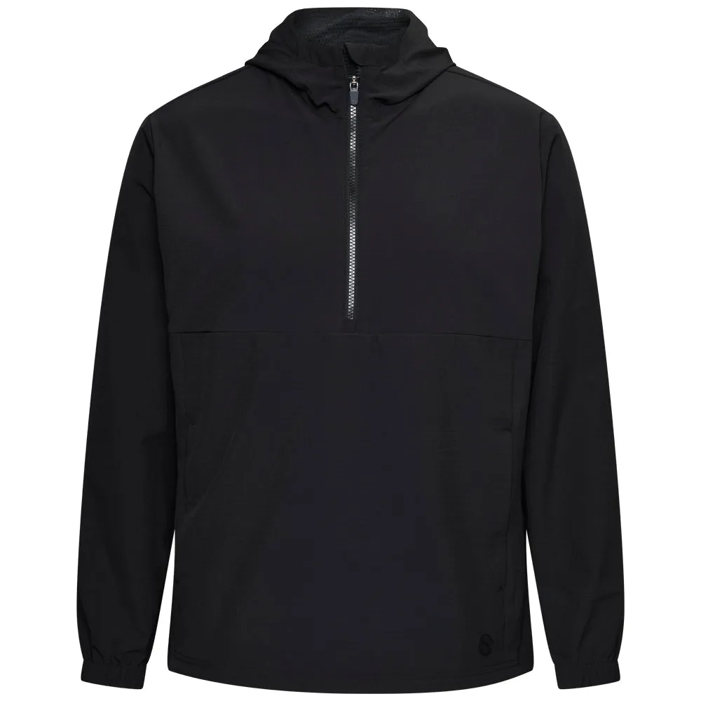 Dry Weather Look Ventilation Panels Puma Ripguard Anorak 1/4 Zip Jacket - Black
