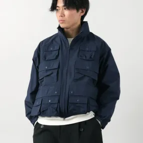 Plaid Print JUGEM / Short Utility Shell Blouson