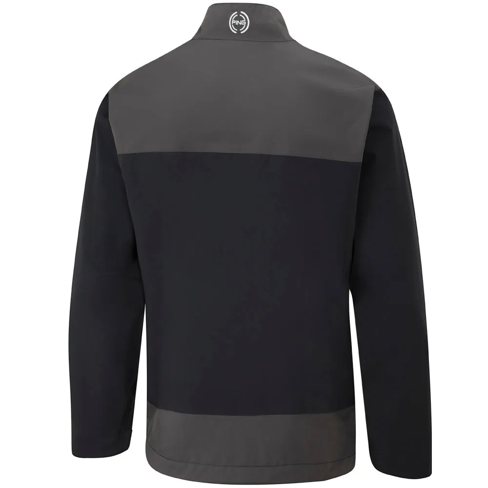 Ping AquaDrive Waterproof 1/2 Zip Jacket - Black/Asphalt Light Outdoor Layer