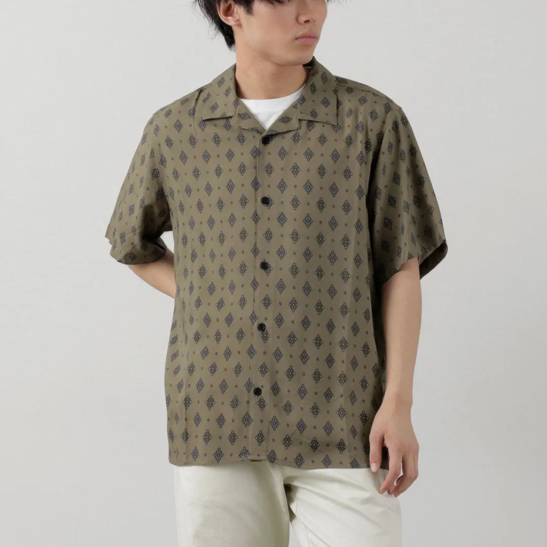 Trendy designs WAX LONDON / Didcot Short Sleeve Shirt Ditsy Tile