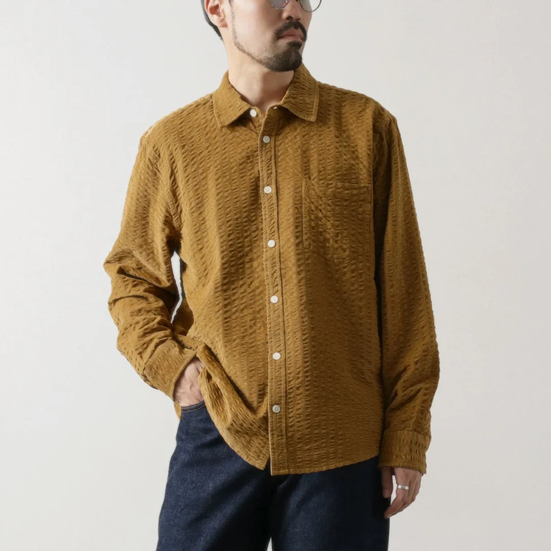Youthful Appeal WAX LONDON / sherry-shirt seersucker cord