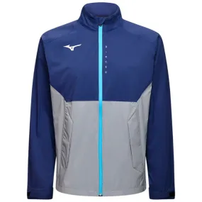 Articulated Sleeves AbrasionResistant Surface Mizuno 20K Waterproof Jacket - Navy