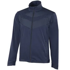 Microfiber texture Galvin Green Liam Interface-1 Waterproof Jacket - Navy