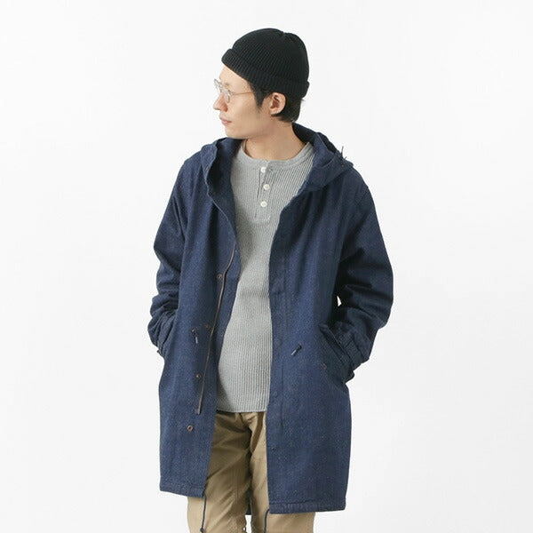 FOB FACTORY / F2420 M-51 denim shell parka Eco Certified Textile