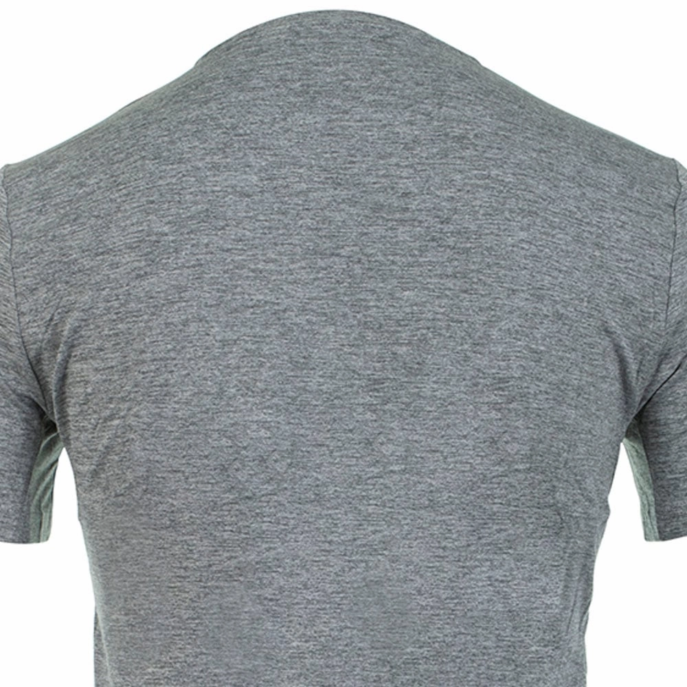 Calvin Klein Newport T-Shirt - Silver Smooth Jersey Texture Chic Outfit