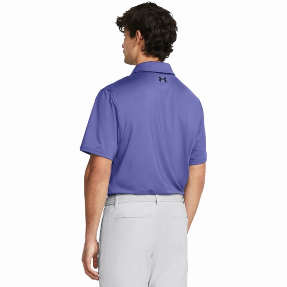 All-Season Comfort Wear short sleeved Under Armour T2G Polo Shirt - Starlight/Midnight Navy