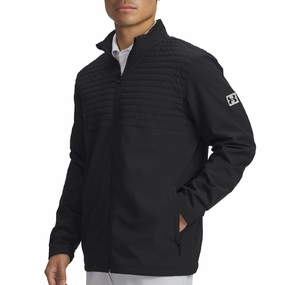 goes with leggings young people Under Armour Drive Pro Full Zip Pullover - Black/Black