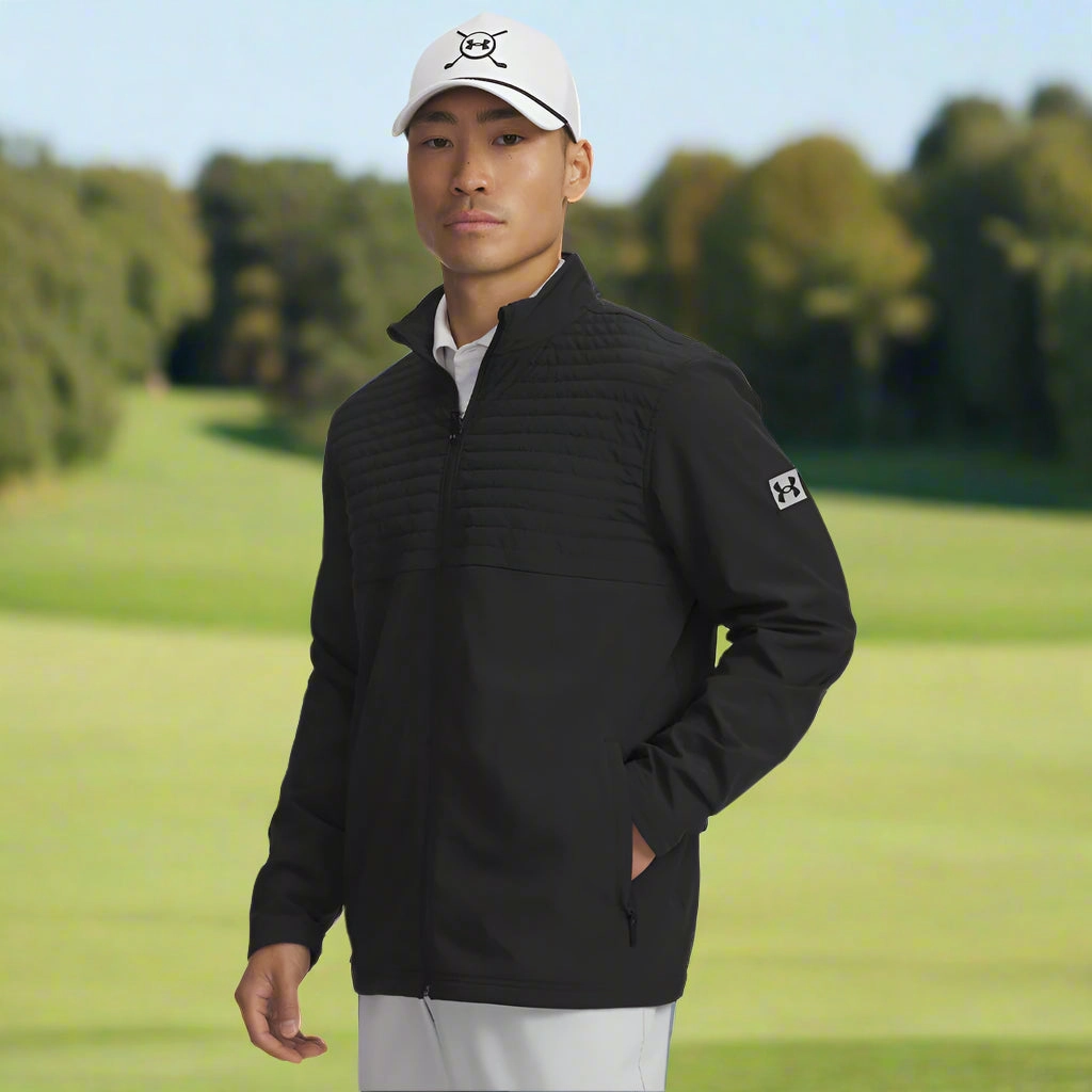 young people Tassel accents Under Armour Drive Pro Full Zip Pullover - Black/Black