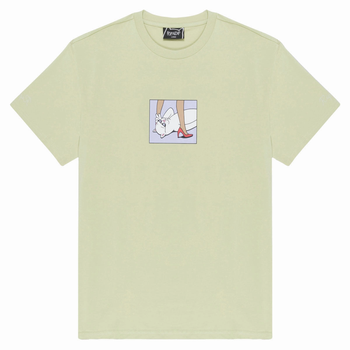 RIPNDIP Good View T-Shirt - Light Moss Stylish and Easygoing