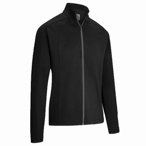 Callaway Theramore Mixed Media Pullover - Caviar Hiking Suitable Sporty Design