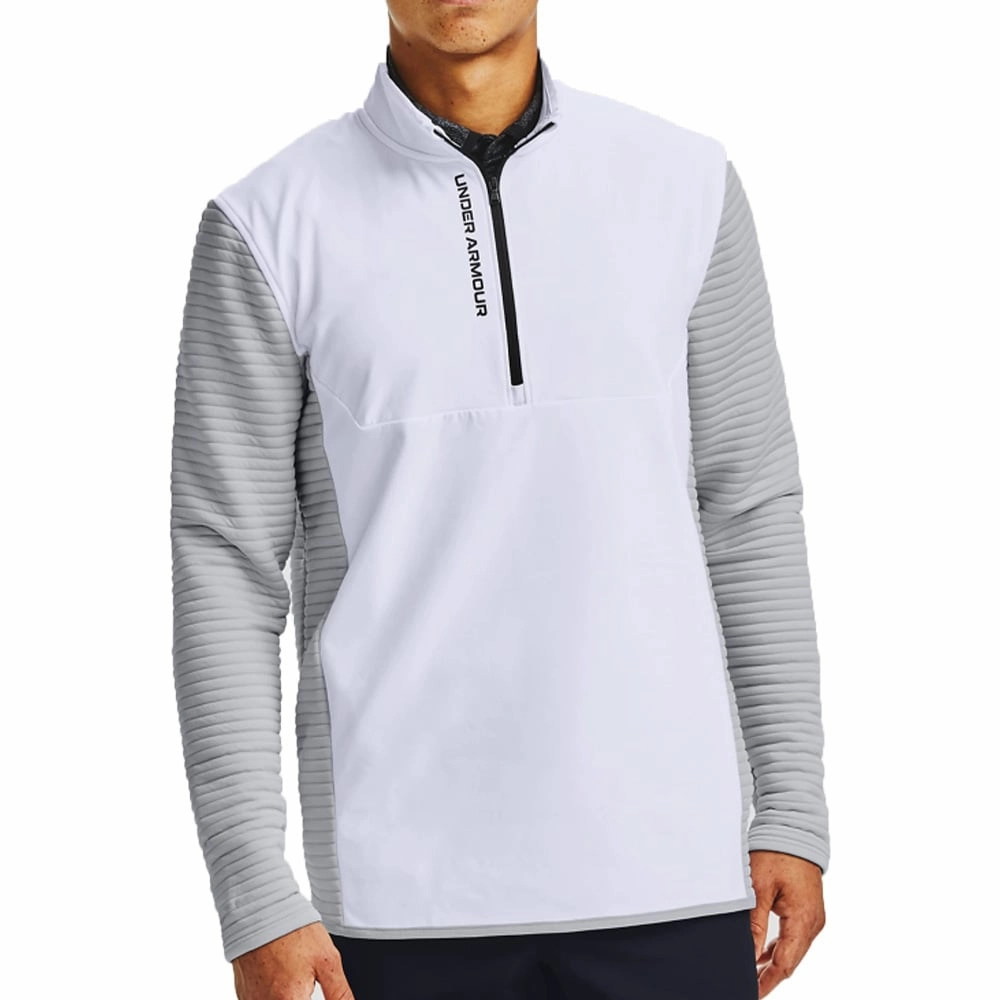 Under Armour Storm Evolution Daytona ? Zip Sweater - White/Halo Grey Outdoor Relaxed