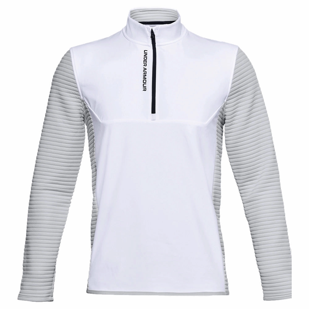 Under Armour Storm Evolution Daytona ? Zip Sweater - White/Halo Grey Simple Look