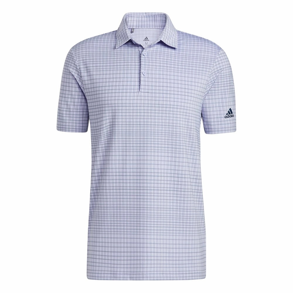 adidas Ultimate365 Allover Print Primegreen Polo Shirt - Violet Tone/Crew Navy Stylish Details Modern Style Trend