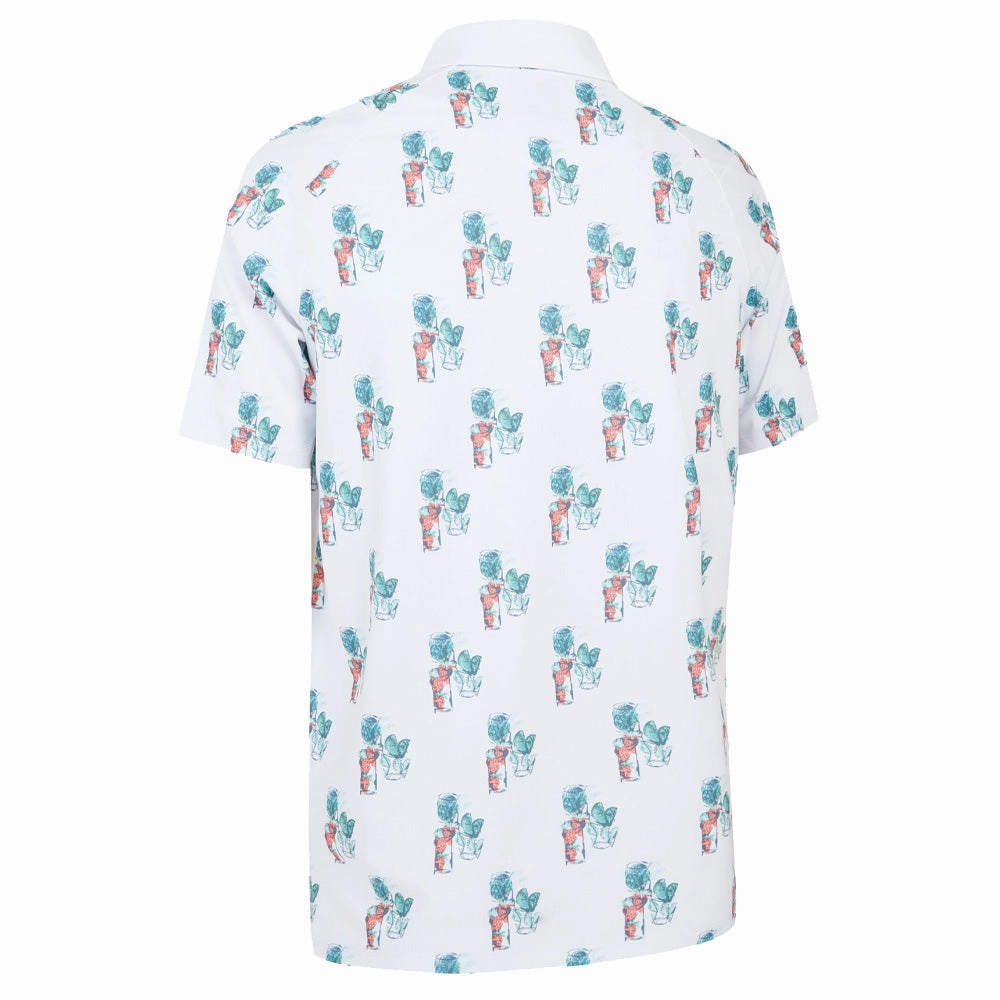 Callaway 19th Hole Polo Shirt - Bright White Light Comfort Style