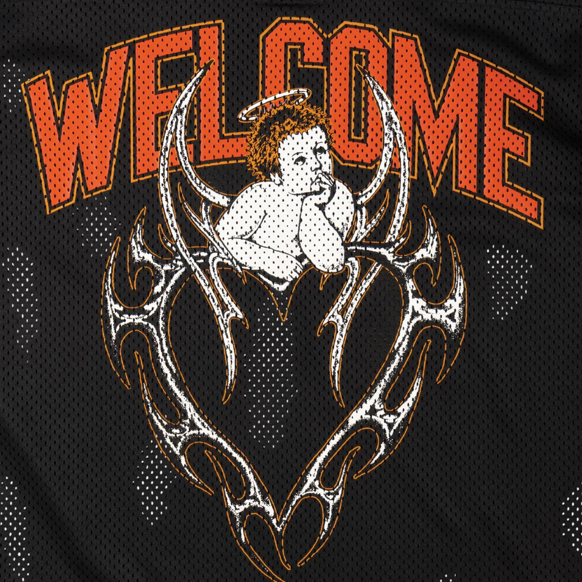 Plus size option Welcome Cupid Football Jersey - Black