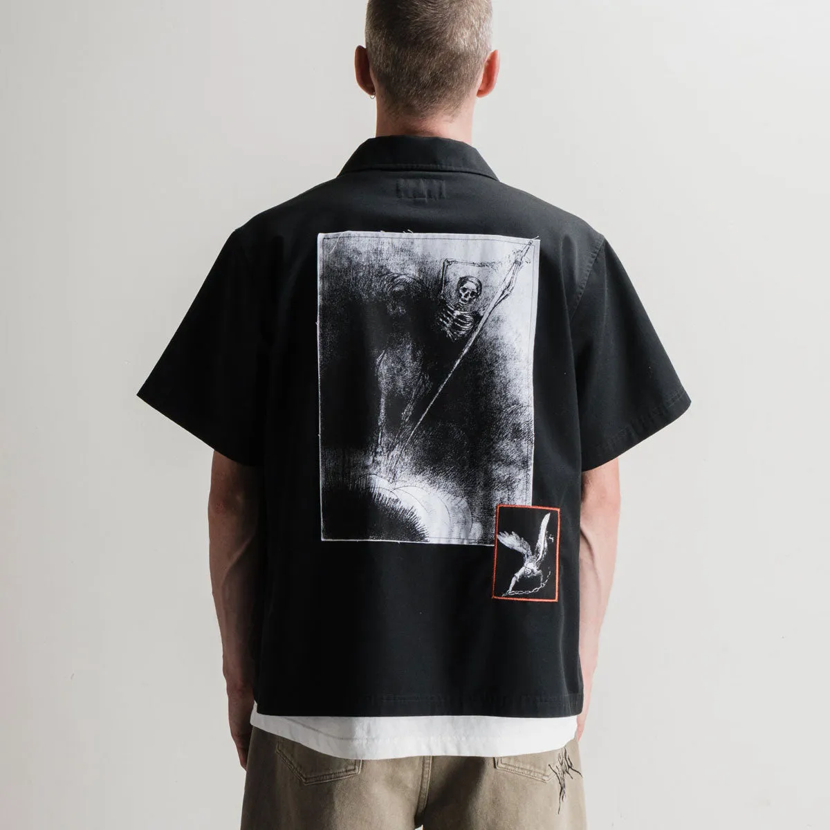 Welcome Dark Age Work Shirt - Black Gym Wear Unisex Choice