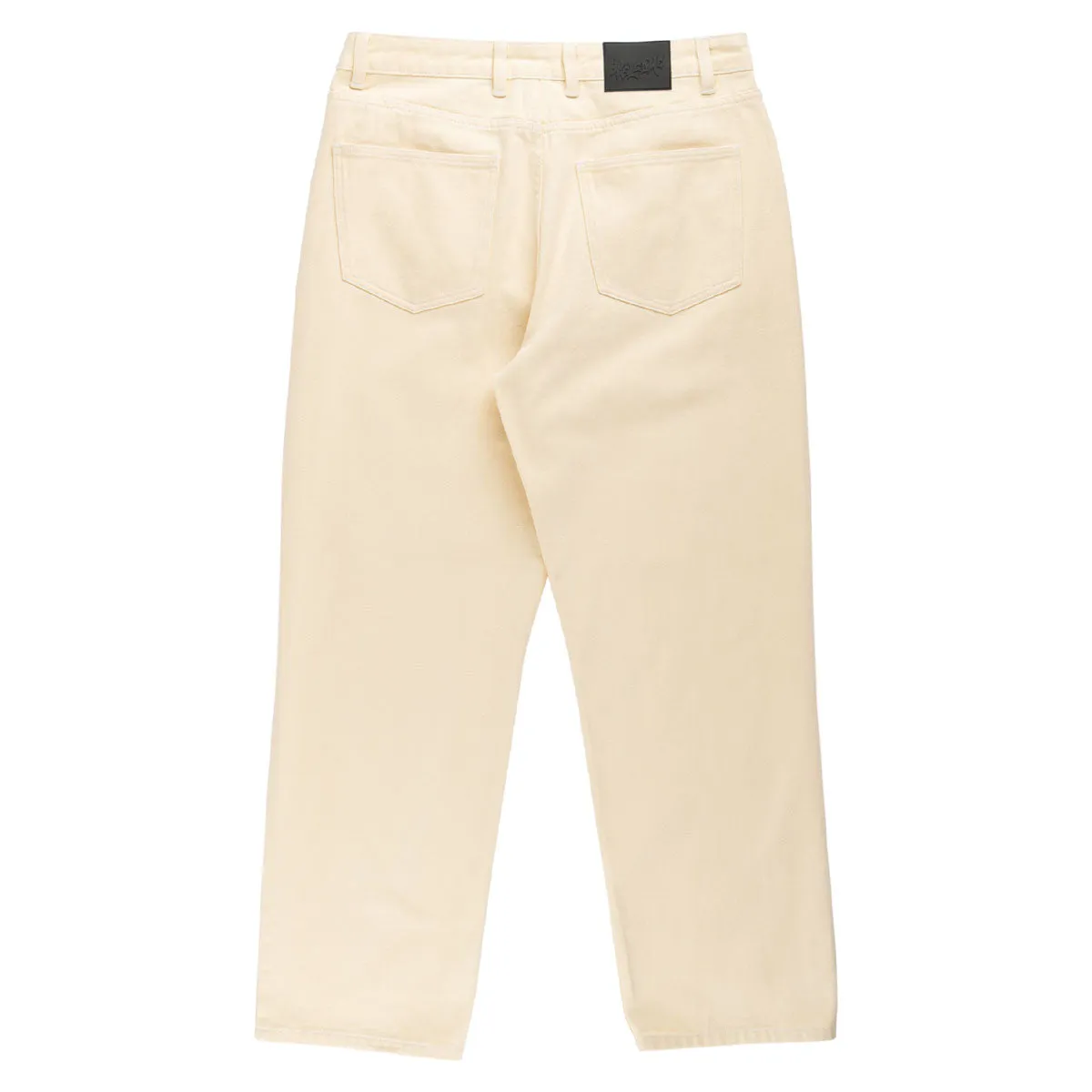 Organic Cotton Welcome Immortal Loose Straight Denim Jeans - Natural