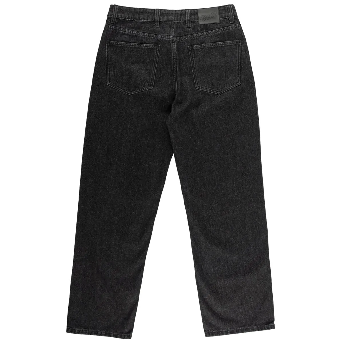 Training Comfort Welcome Immortal Loose Straight Denim Jeans - Washed Black