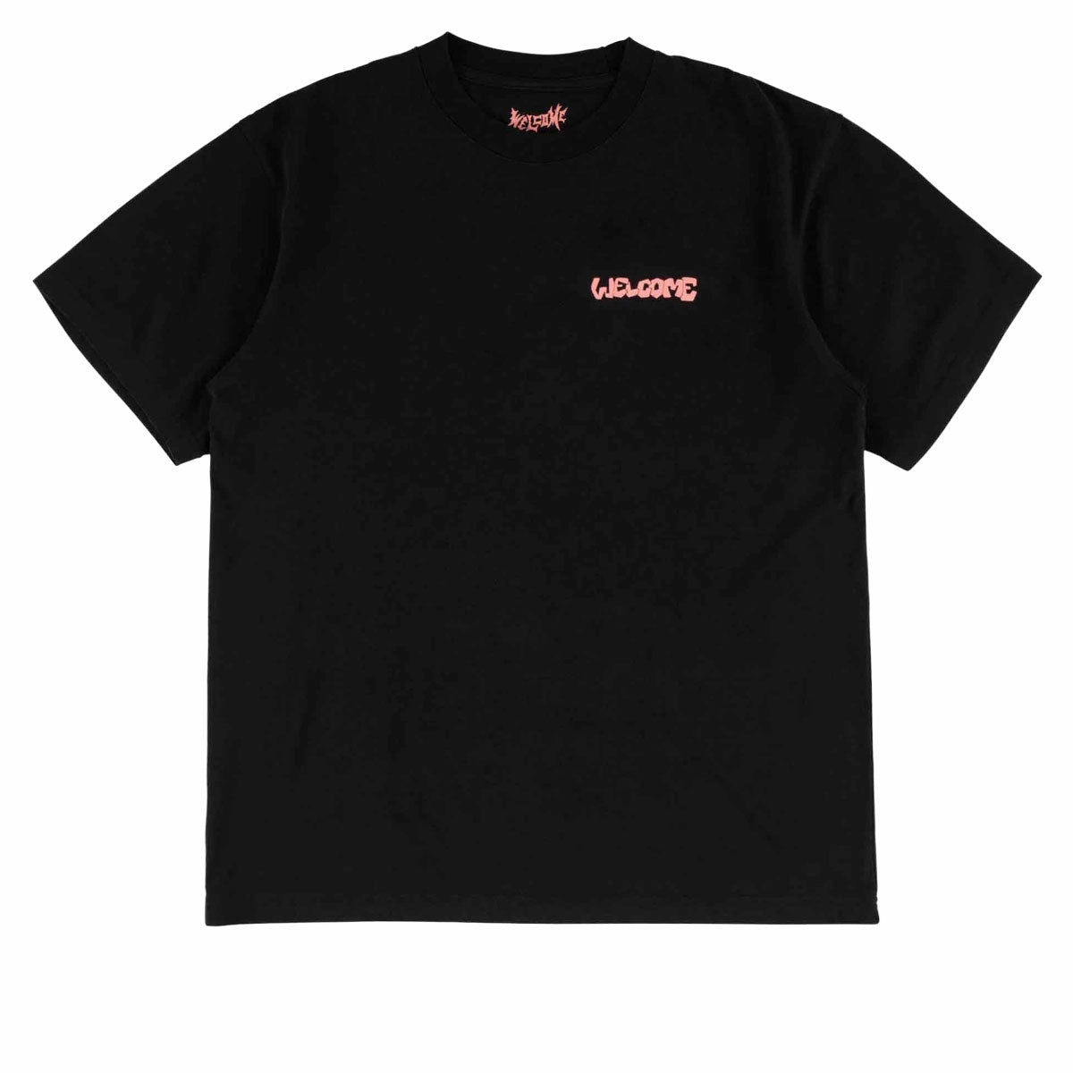 MinimalistStitching Sustainable Fibers Welcome Triplets T-Shirt - Black