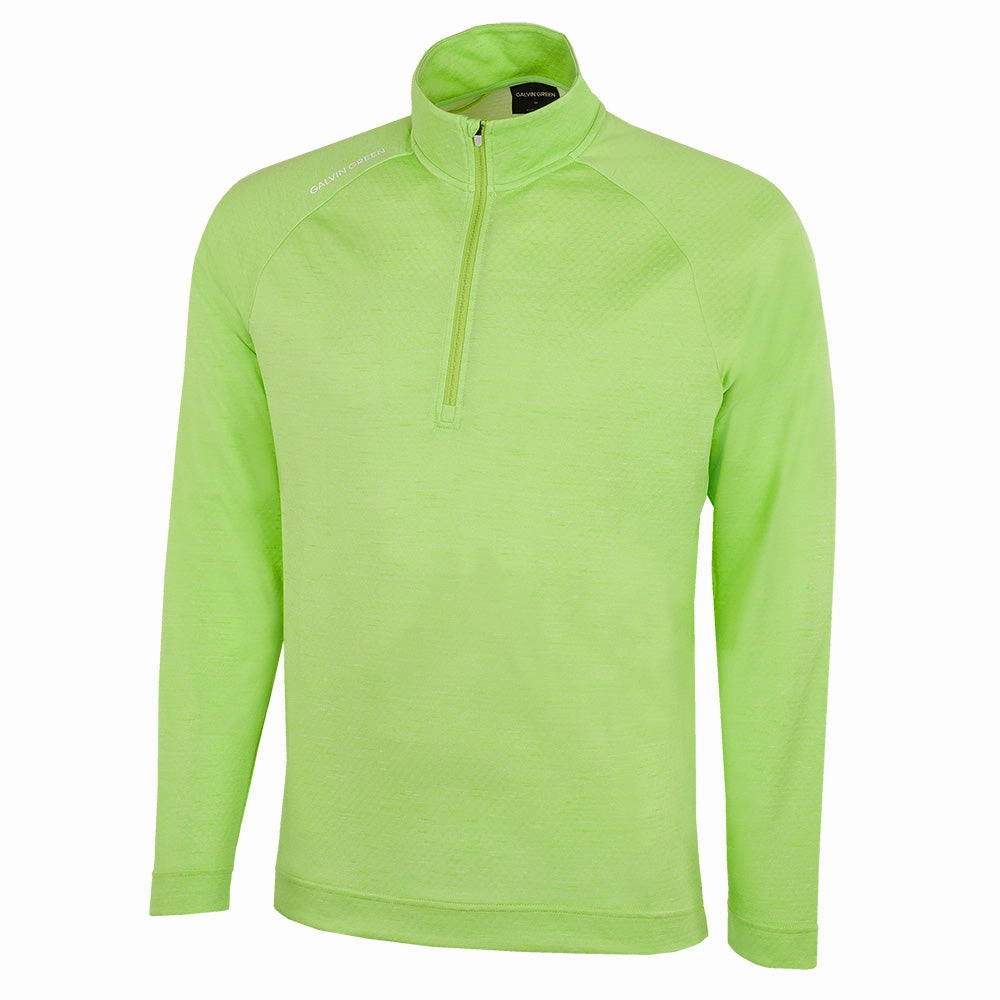 Cold Weather Wear Galvin Green Dion 1/4 Zip Pullover - Fresh Green Melange