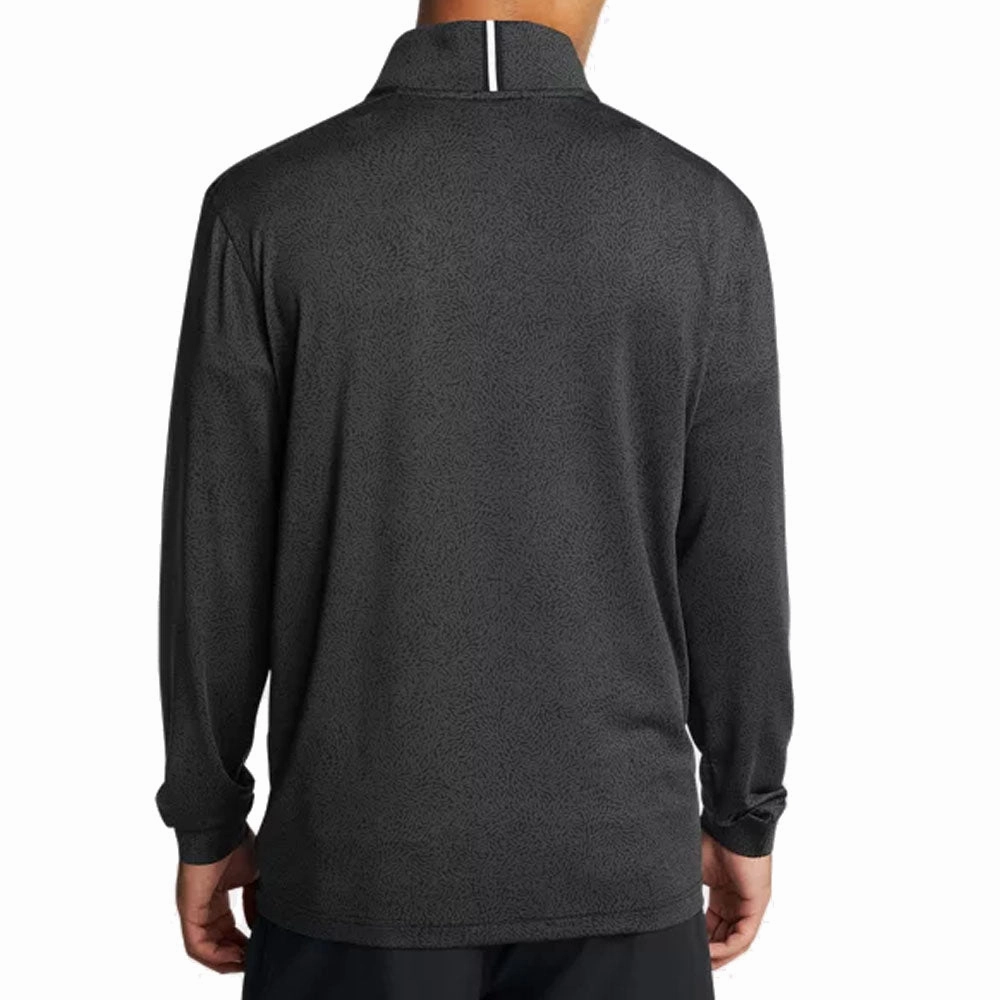 Front Pocket Chilly Day Outfit Under Armour Playoff Printed 1/4 Zip Sweater - Black