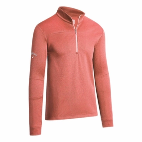 Callaway Pieced Waffle 1/4 Zip Fleece - Dubarry Heather Bright Colors
