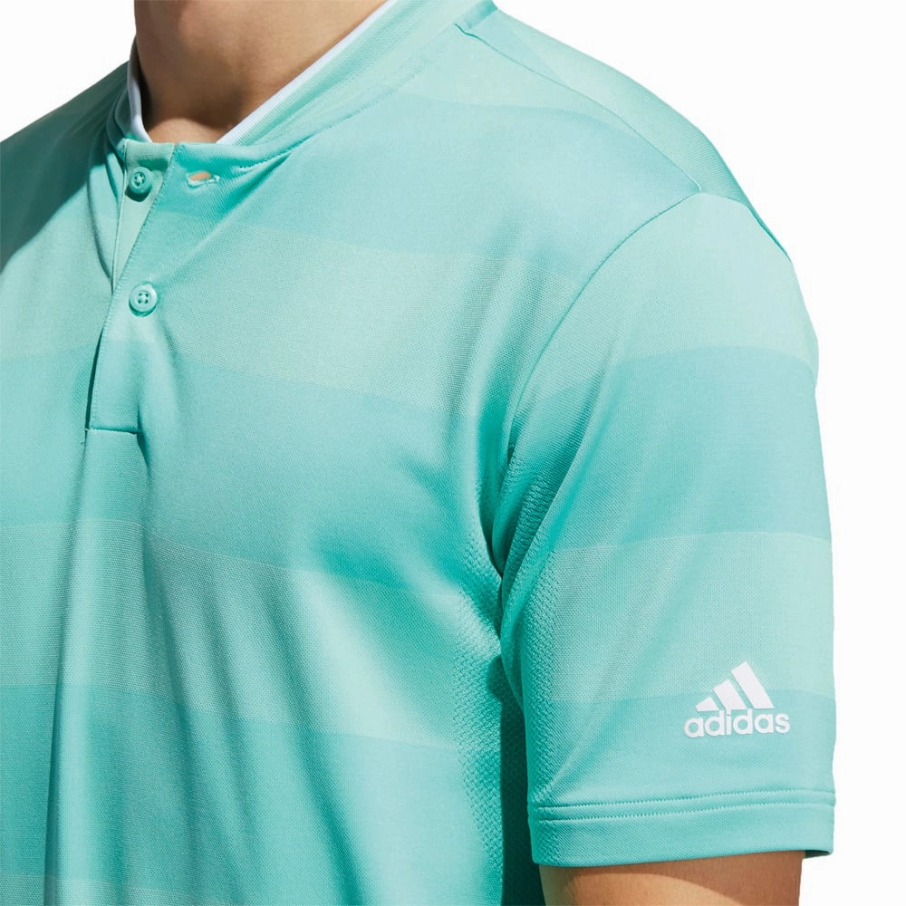 Cozy Look adidas Primeknit Polo Shirt - Bahia Mint/Acid Mint