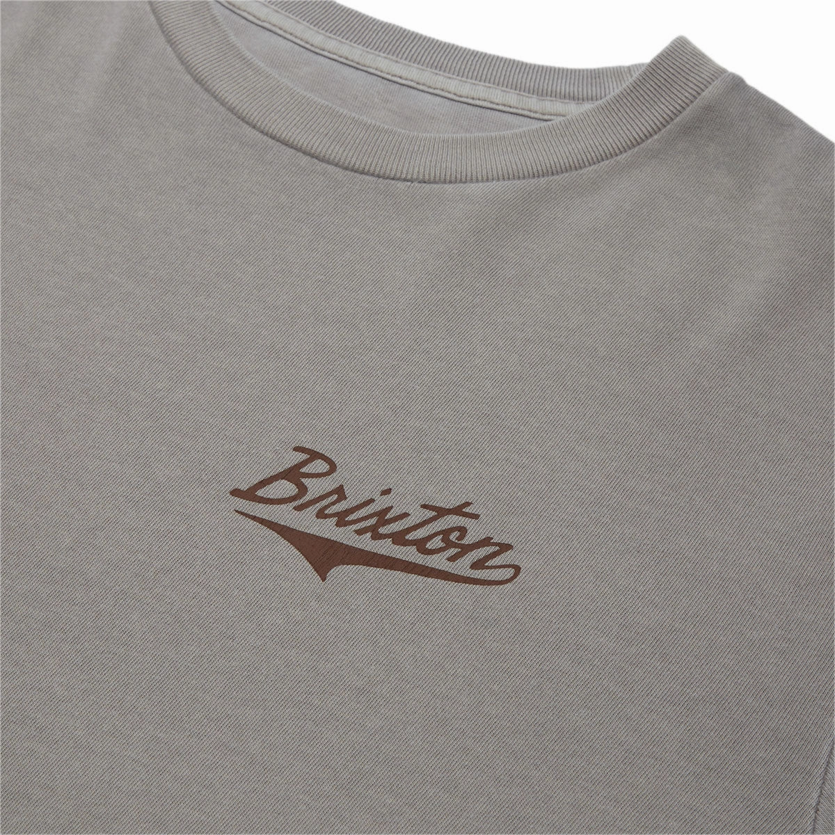 Brixton The League T-Shirt - Cinder Worn Wash Customer Favorite Oversized Fit