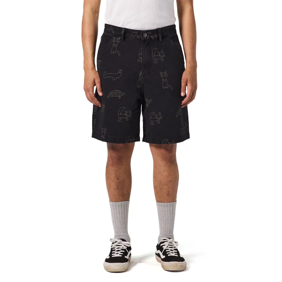 Home Style Former Reynolds Yardage Denim 21 Walk Shorts - Washed Black
