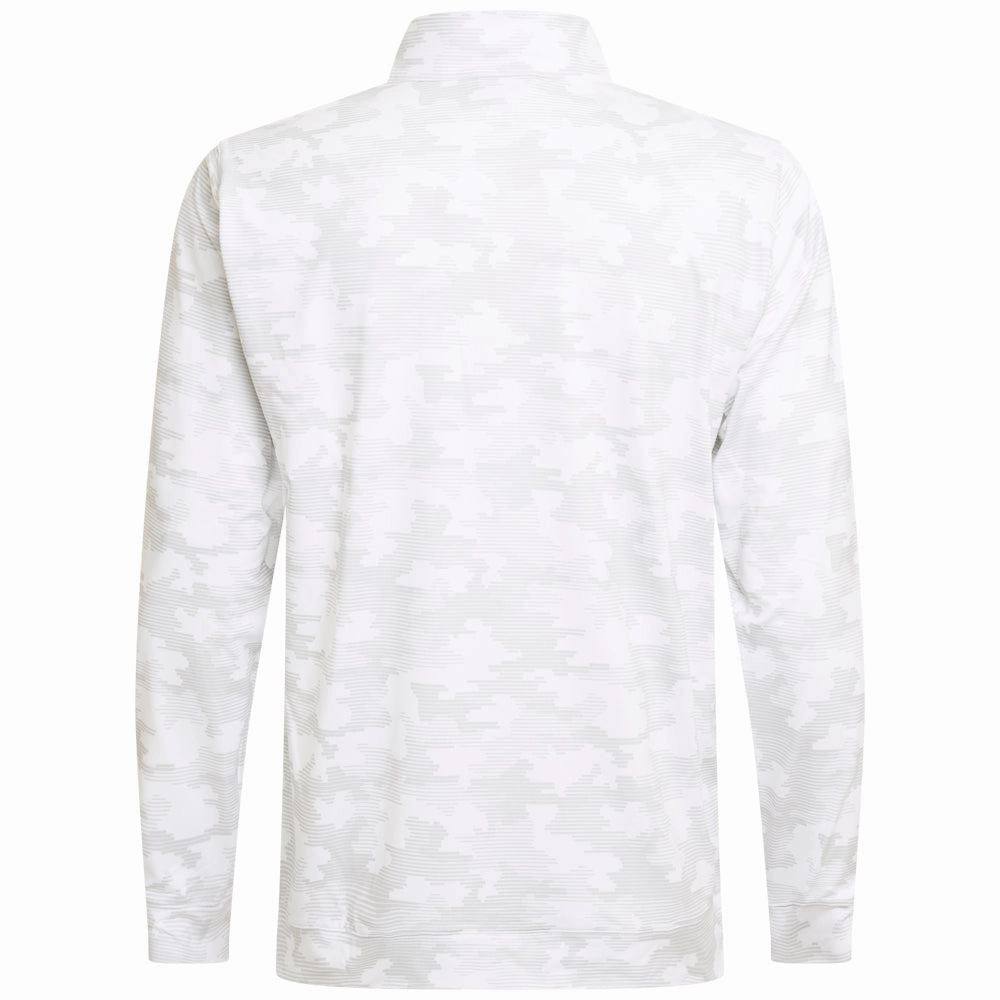 Puma Cloudspun Camo 1/4 Zip Pullover - White Glow kids Weekend Ready