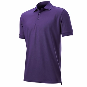 Effortless Style Wilson Authentic Polo Shirt - Grape
