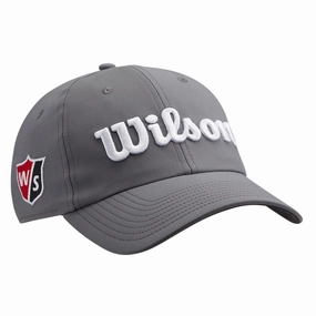 Wilson Pro Tour Cap - Grey/White Stay Comfortable