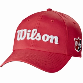 Wilson Pro Tour Cap - Red/White Daily Touch Timeless Design