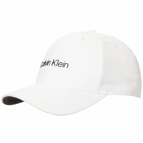 Calvin Klein Brookline Baseball Cap - White Go Style Wool blend