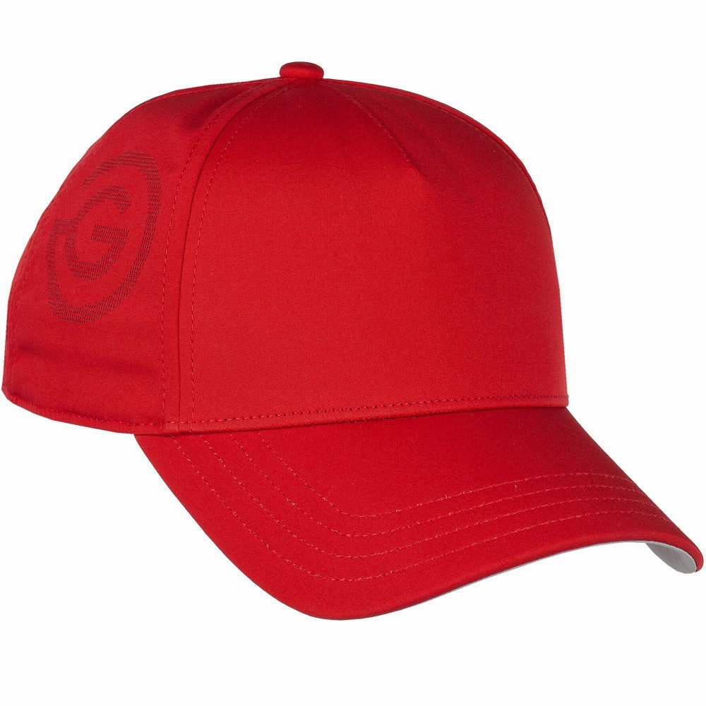 Galvin Green Sanford Lightweight Solid Cap - Red Sleek Style