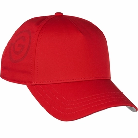 Galvin Green Sanford Lightweight Solid Cap - Red Sleek Style