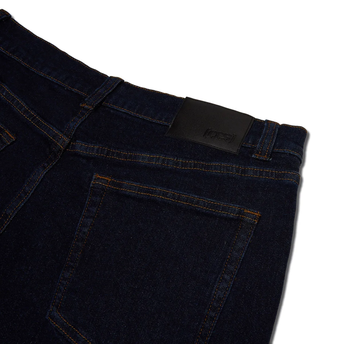 Double Layered Hem CCS Relaxed Stretch Denim Jeans - 12oz Indigo