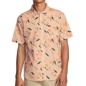 RVCA Botanical Shirt - Dusty Pink Summer Vibes