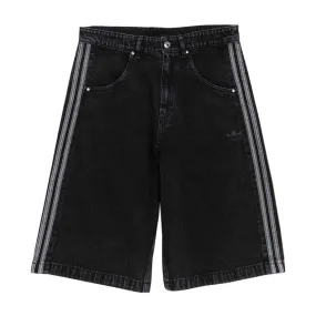 Value for Money Adidas Denim Firebird Shorts - True Black Denim