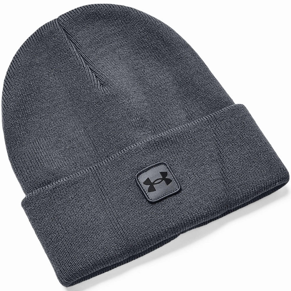 Wool blend Mid layer Under Armour Halftime Cuff Beanie Hat - Pitch Grey