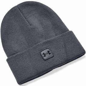 Wool blend Mid layer Under Armour Halftime Cuff Beanie Hat - Pitch Grey