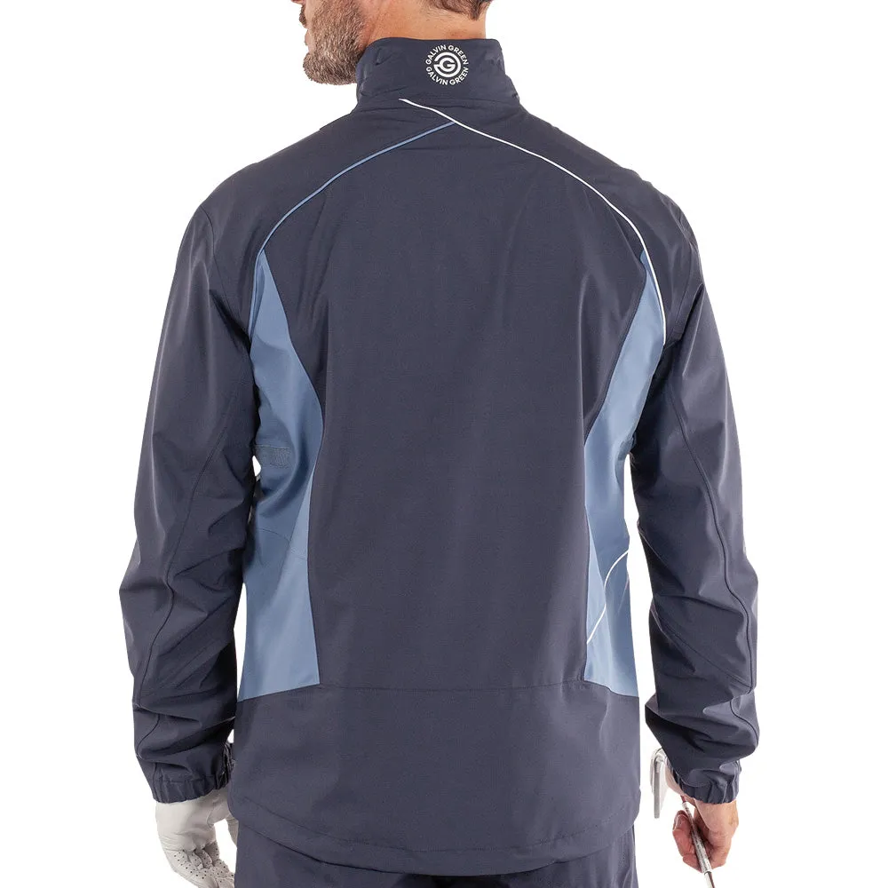 Vegan Safe Galvin Green Ames Waterproof Jacket - Navy/Moonlight Blue