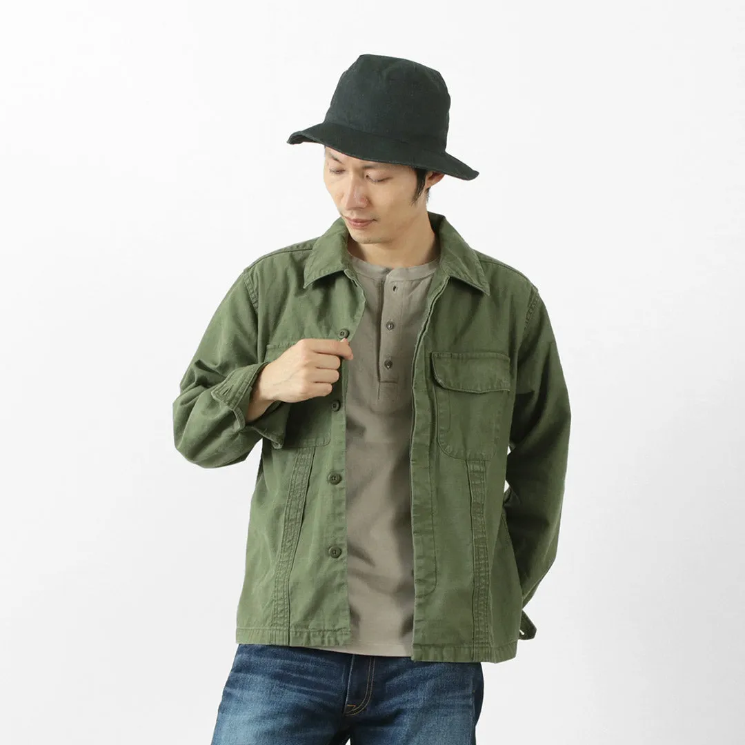 Durable Double Stitching Reinforced Edging JAPAN BLUE JEANS / CODE:SILVER RJB4371S Military Fatigue Jacket