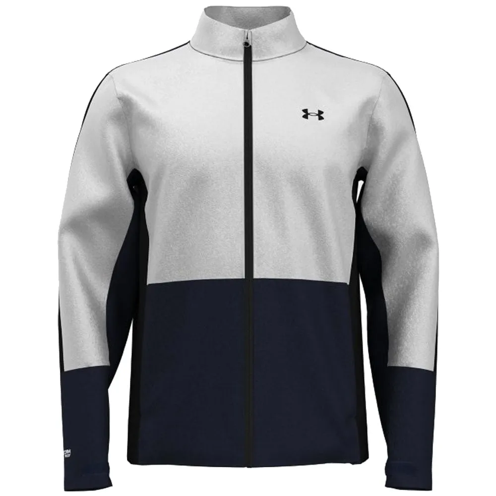 Under Armour Stormproof 3.0 Waterproof Jacket - White/Midnight Navy Warm Essentials UV Protection Finish