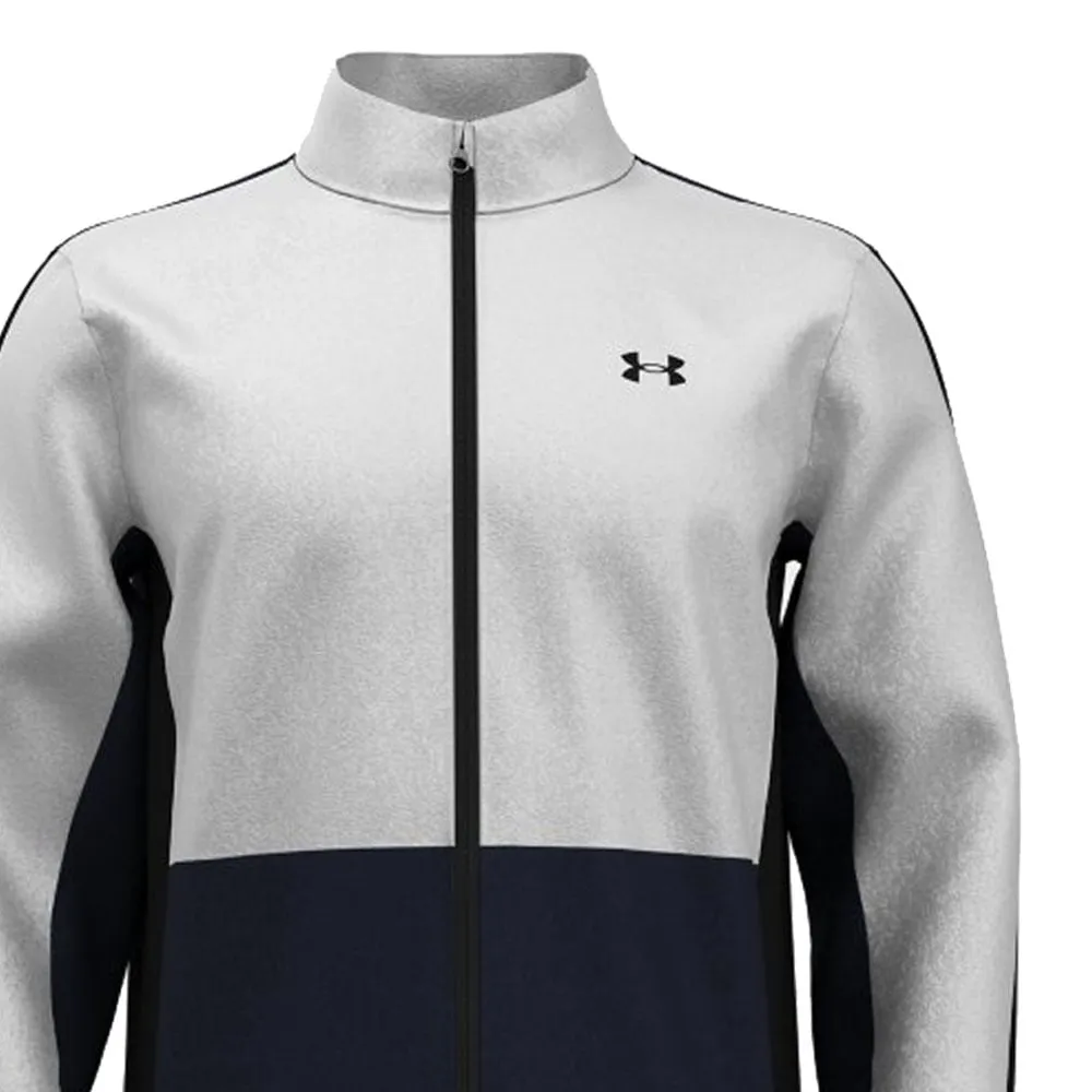 Under Armour Stormproof 3.0 Waterproof Jacket - White/Midnight Navy Army Style High Density Weave