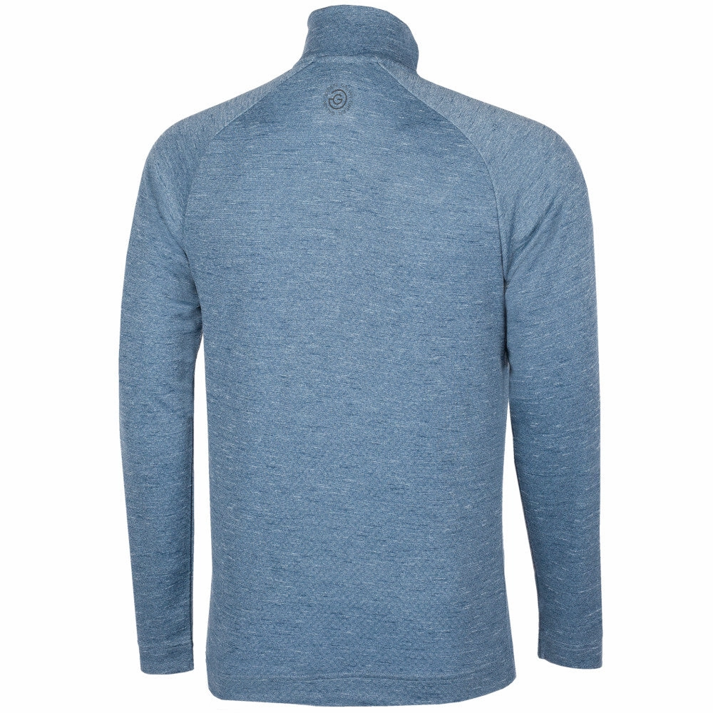 Trend Focus Cool in summer Galvin Green Dion 1/4 Zip Pullover - Blue Melange