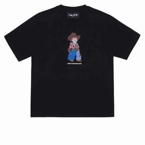 WKND Cowboy T-Shirt - Black Lint Resistant Surface